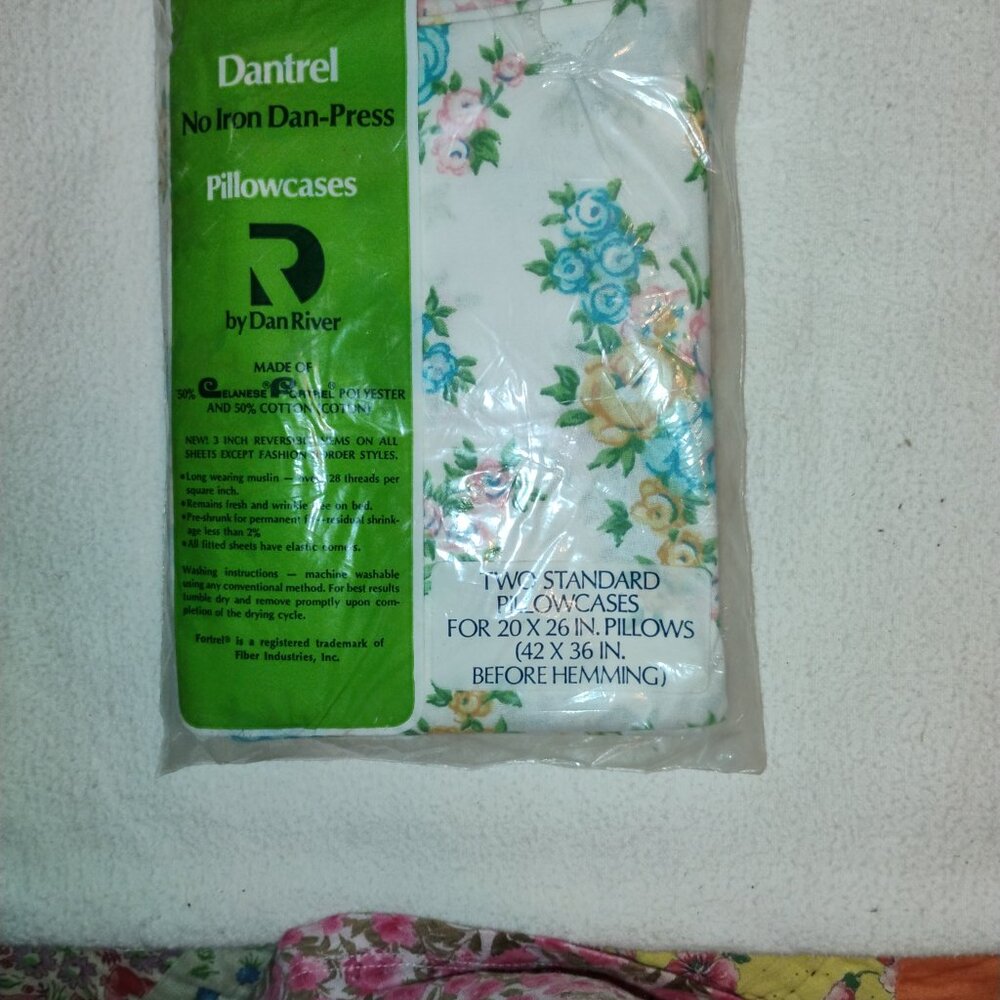 Dan River vintage pillowcases - Picture 2 of 2